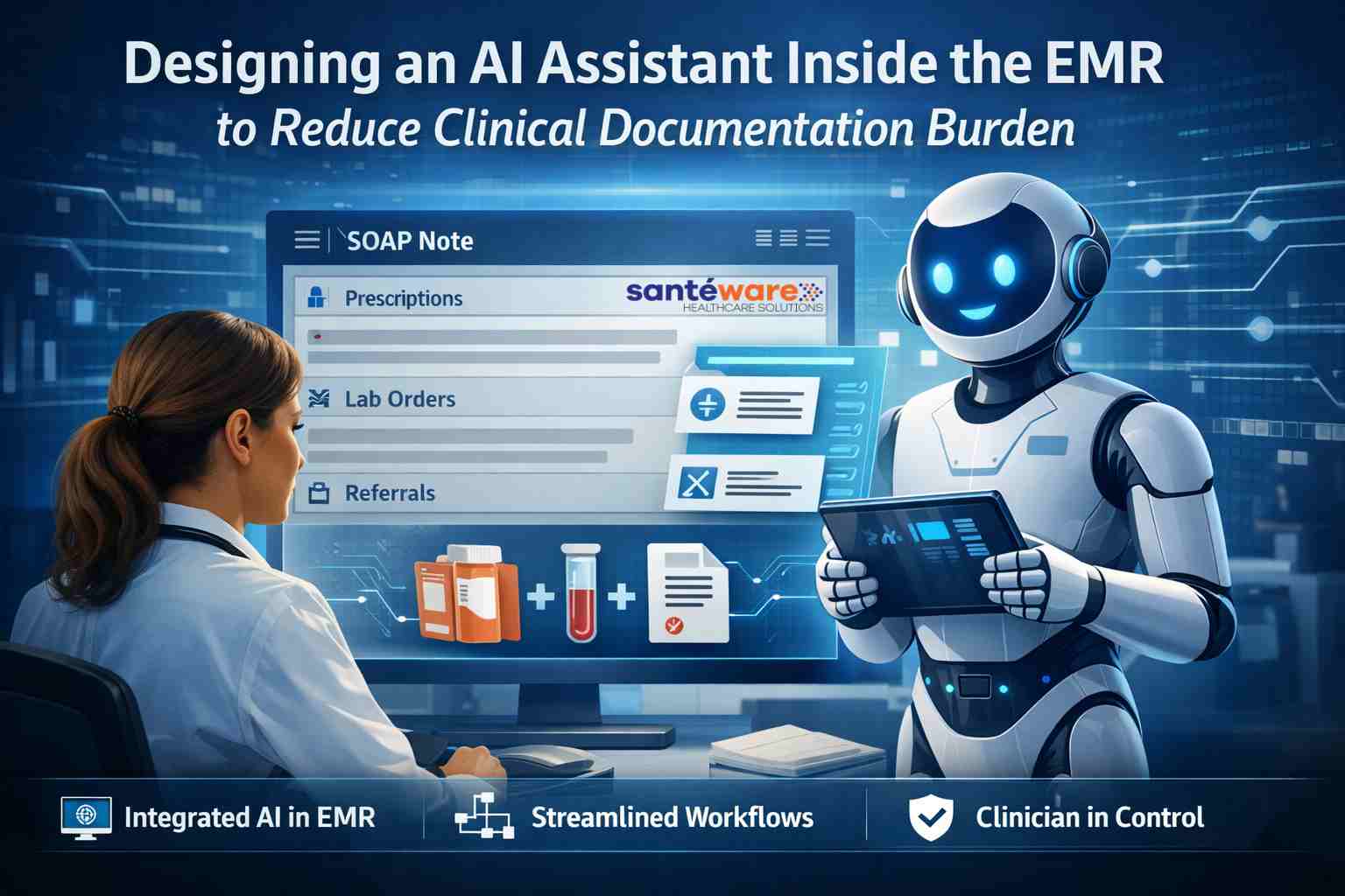 Designing an AI Assistant Inside the EMR to Reduce Clinical Documentation Burden