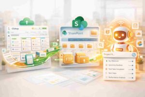 End-to-End ClickUp Archival, Metadata Structuring, and AI-Powered Document Analysis Platform for Enterprise Project Data Management