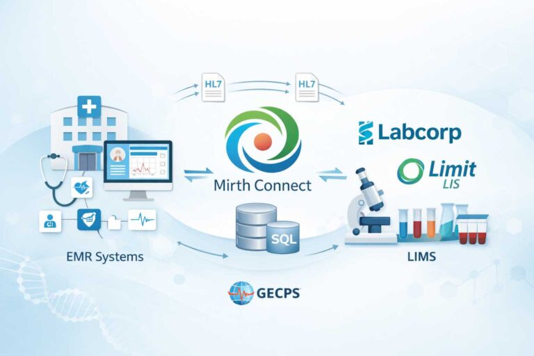 HL7 Integration and Mirth Support for Seamless Lab–Hospital Data Exchange