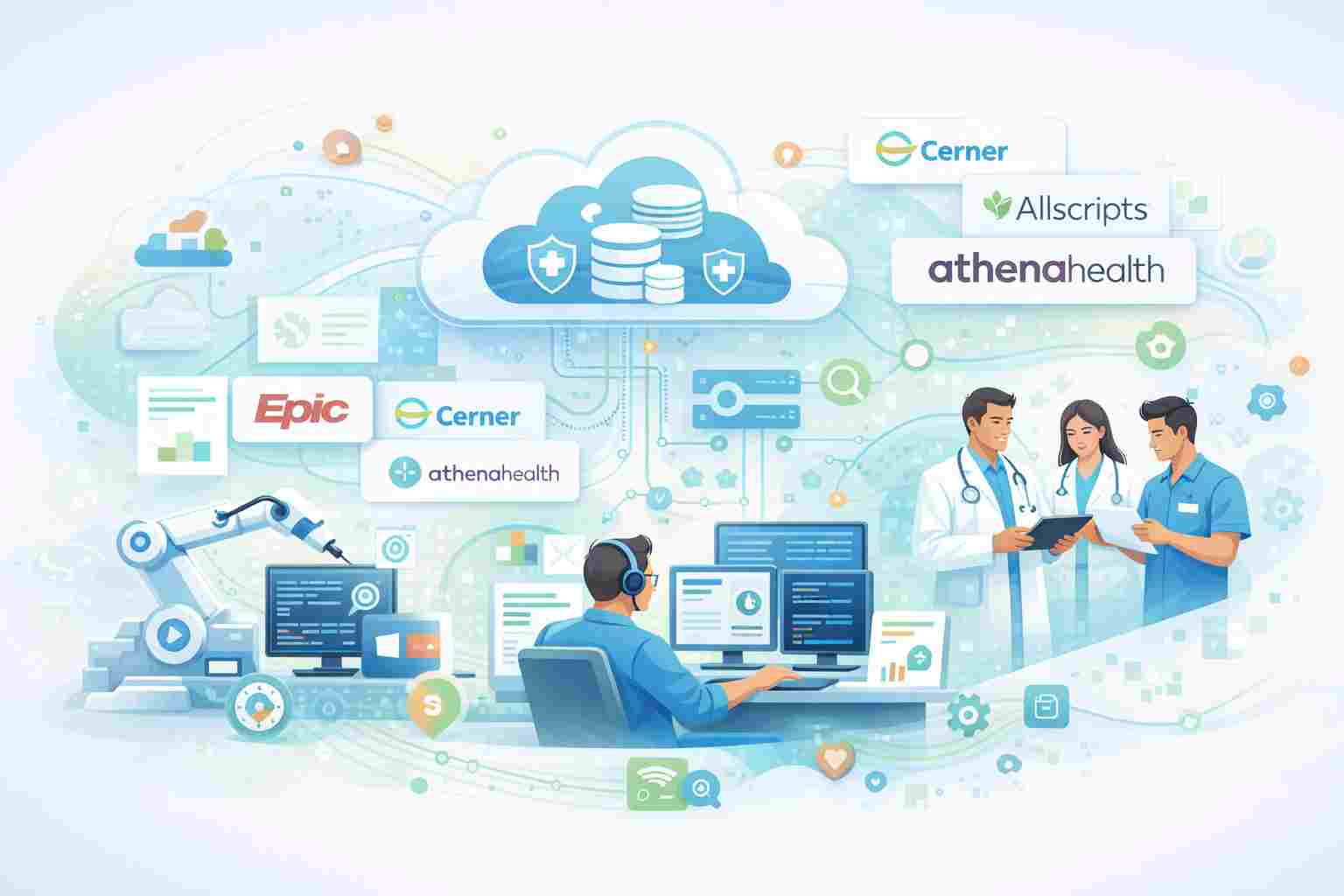 our work first hero section