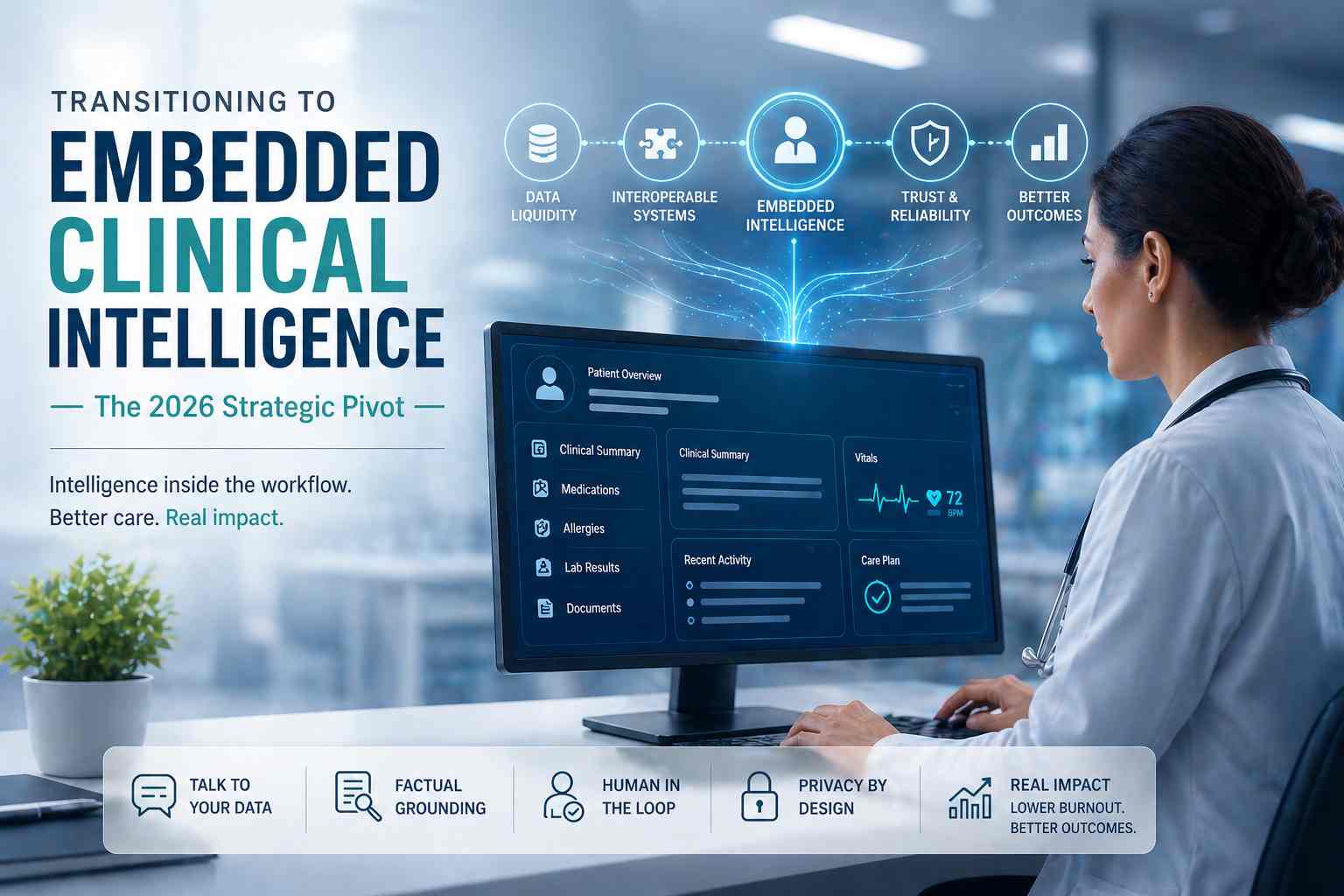 Transitioning to Embedded Clinical Intelligence: The 2026 Strategic Pivot
