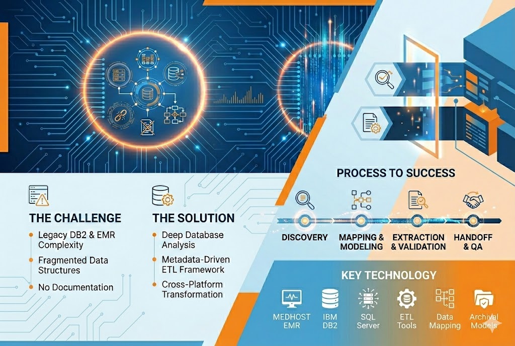 Enterprise Legacy MEDHOST Data Extraction, Normalization & Archival Transformation Program