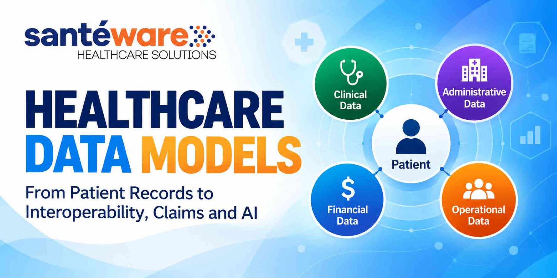 Healthcare Data Models Infographic